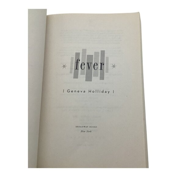 Fever By Geneva Holliday 2006 Paperback Novel Book First Edition - Picture 3 of 10